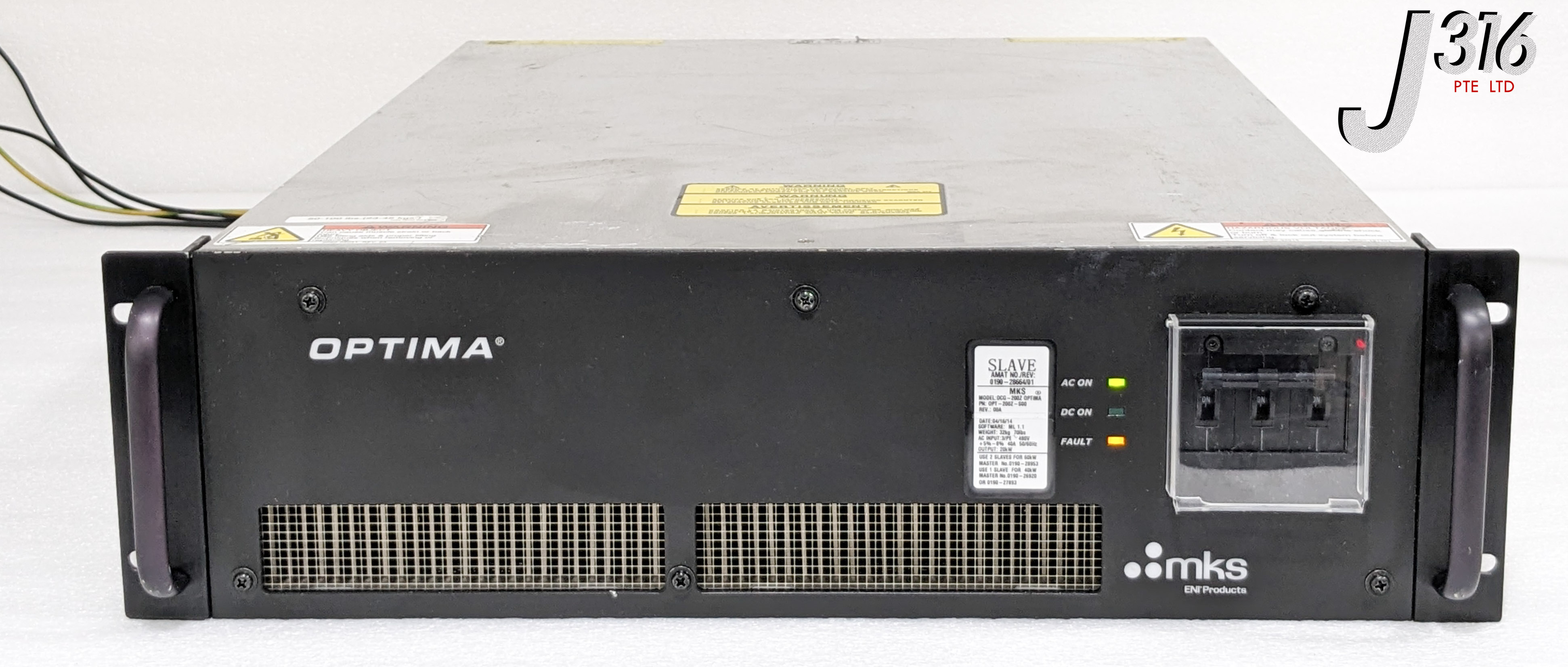 うさ 34605 MKS DC PLASMA GEN, SLAVE, 10KW, P/N: OPT-200Z-S00 DCG-200Z